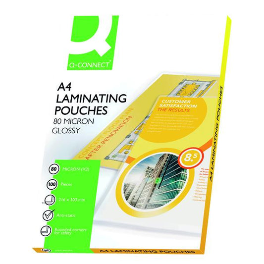 Pack of 100 160 Micron A4 Laminating Pouches