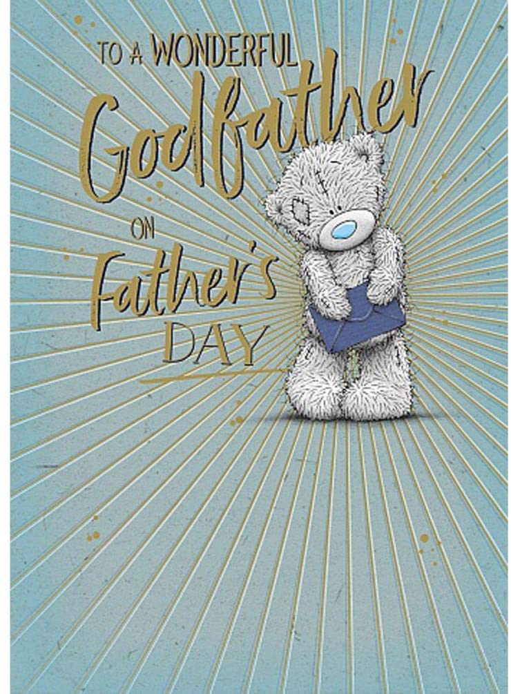 Me To You Bear Wonderful Godfather Father's Day Card