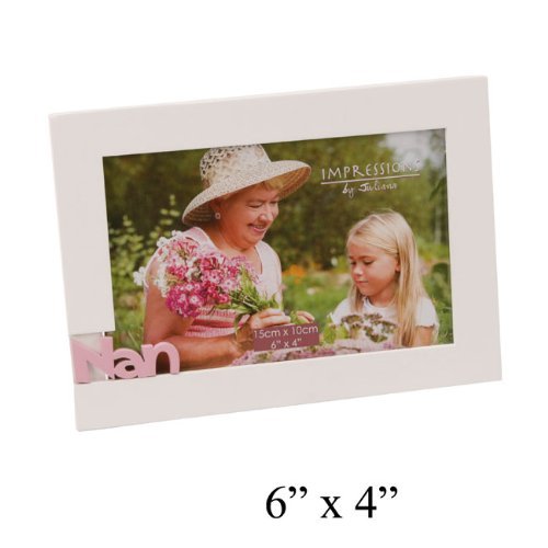 Nan Cut Out Ivory Wooden Photo Frame by Juliana