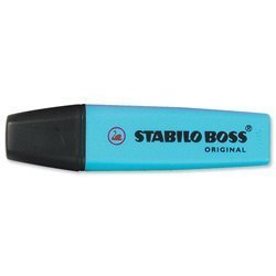 Stabilo Boss Original Blue Highlighter (Pack of 10)