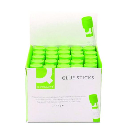 Pack of 25 Q-Connect Glue Stick 10g