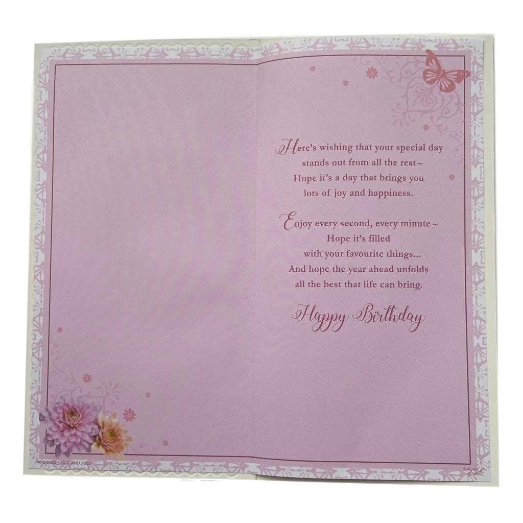 Special Nan 80th Birthday Soft Whispers Card