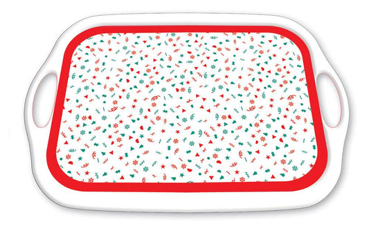 Contemporary Design Christmas Party Melamine Tray