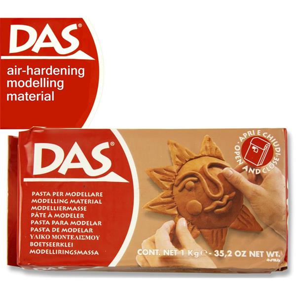 1kg Das Terracotta Air Hardening Modelling Clay by Fila