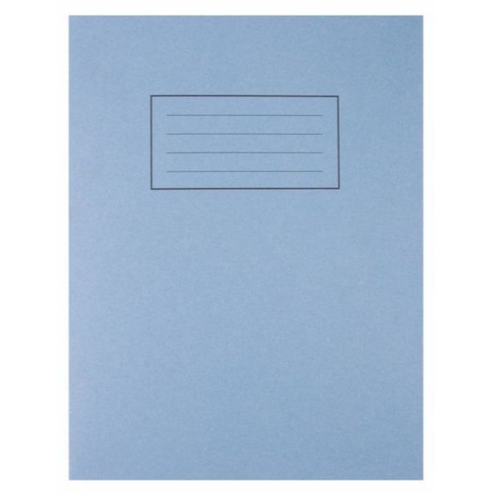 Silvine 9"x7" Blue 7mm Square Inner Exercise Book