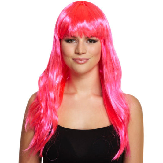 Long Pink Wig