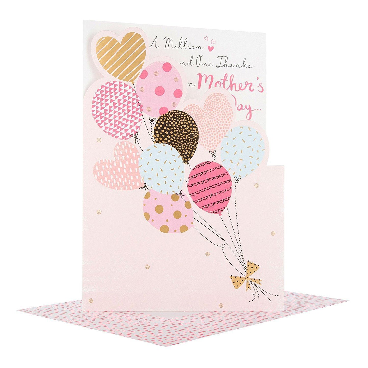 Contemporary Mother's Day Card 'Thanks'