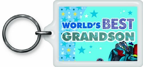 World's Best Grandson Sentimental Keyring - Birthday Christmas Gift