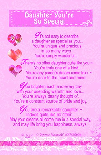 You're So Special Daughter Keepsake Card