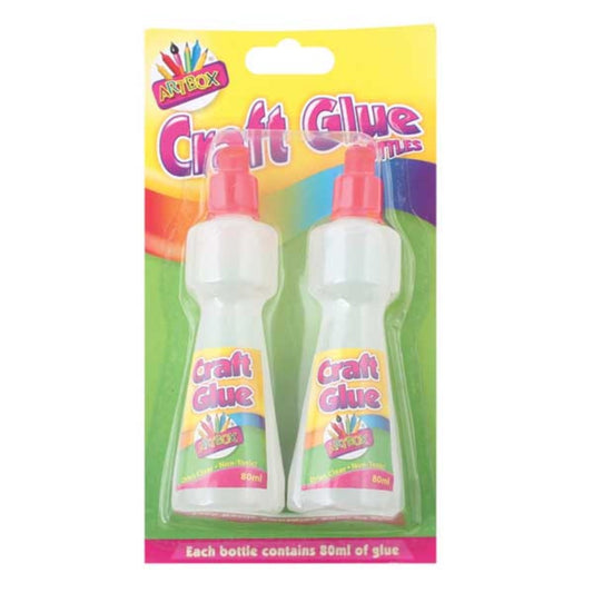 2 x 80ml Craft Glue applicator bottles