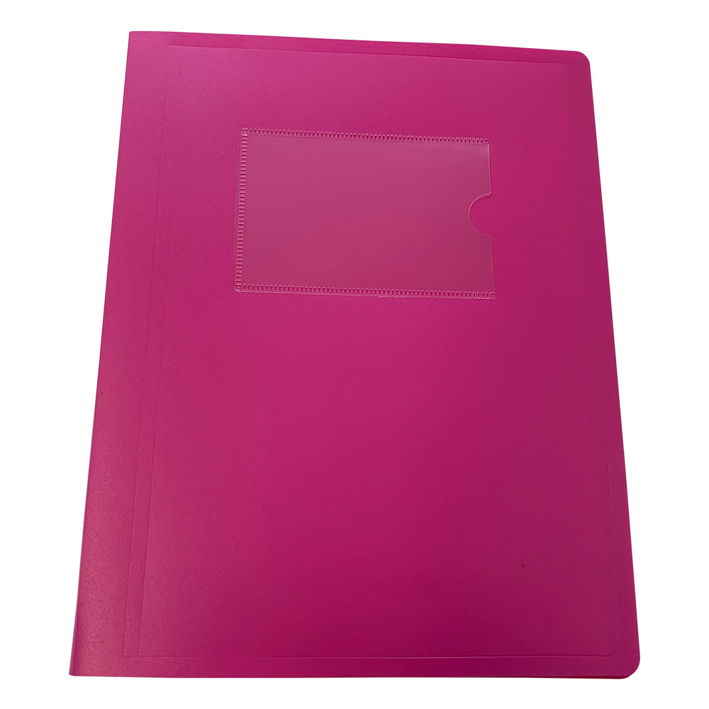 A5 Pink Flexible Cover 10 Pocket Display Book