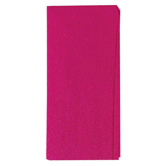 Cerise Crepe Paper Folded 1.5m x 50cm