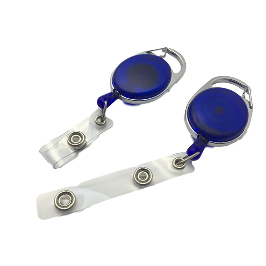 Blue Key Reel ID Card Badge Holder