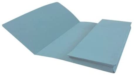 Pack of 50 Foolscap Blue Document Wallets