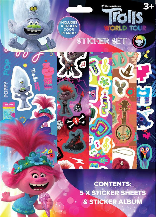 Trolls Movie Sticker Set