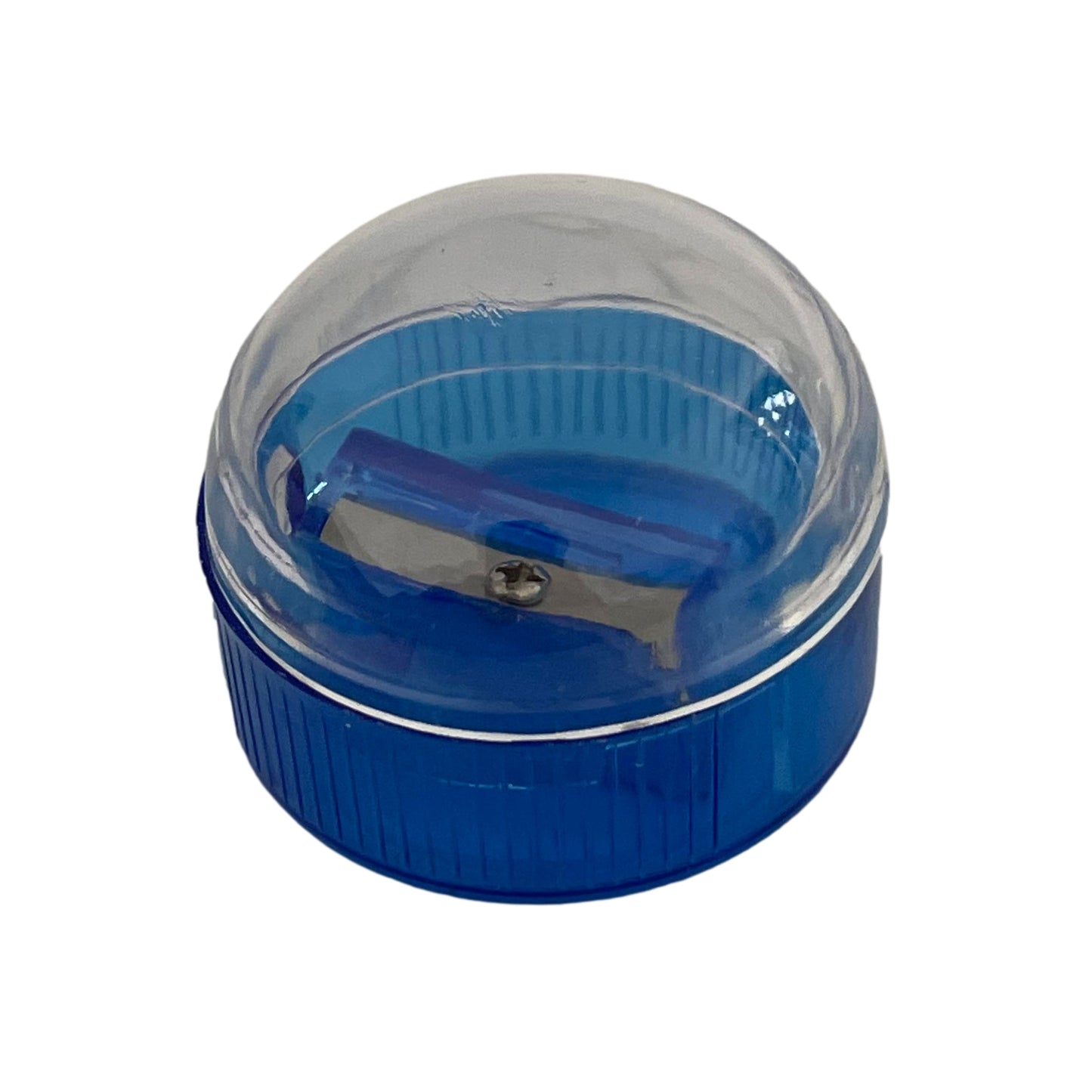 Pack of 24 Blue Pencil Sharpener with Canister Tub Case