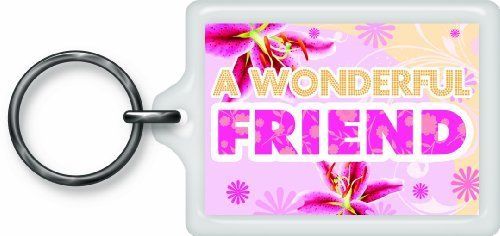 Wonderful Friend Sentimental Keyring - Birthday Christmas Gift