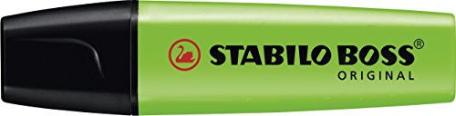 Stabilo Boss Original Green Highlighter (Pack of 10)