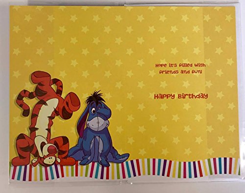 Winnie the pooh It's Your Birthday Time To Play Greeting Card