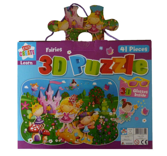 3D Fairies Design Puzzle