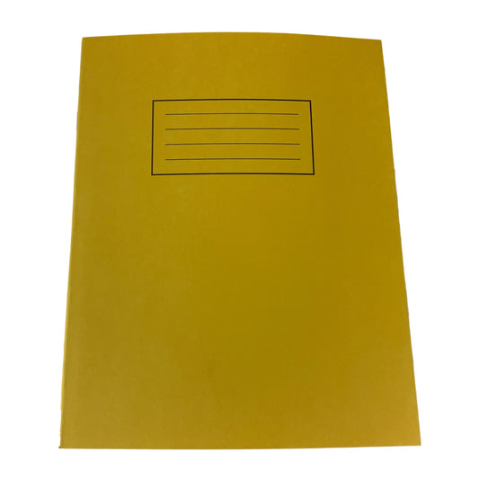 Janrax 9x7" Yellow 80 Pages Feint and Ruled Exercise Book