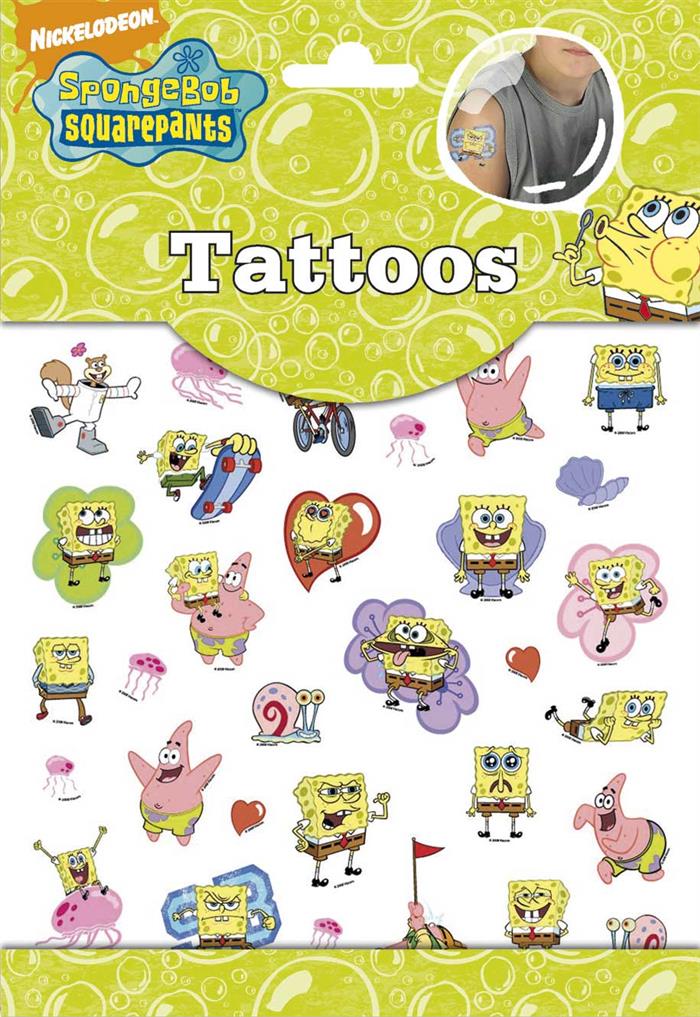 Sponge Bob Square Pants Tattoos