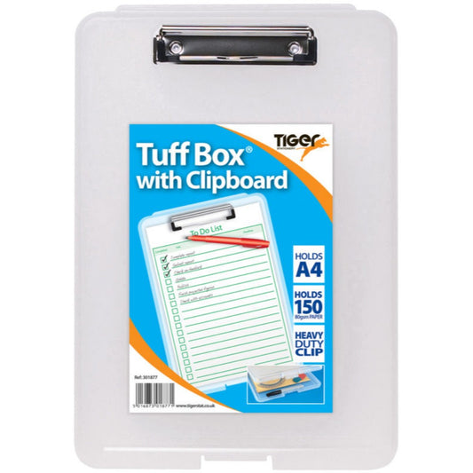 A4 Tuff Box with Clipboard