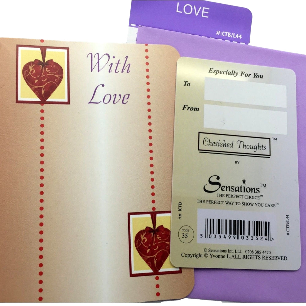 You`re In My Heart, Always....Wallet Card (Sentimental Keepsake Wallet / Purse Card)