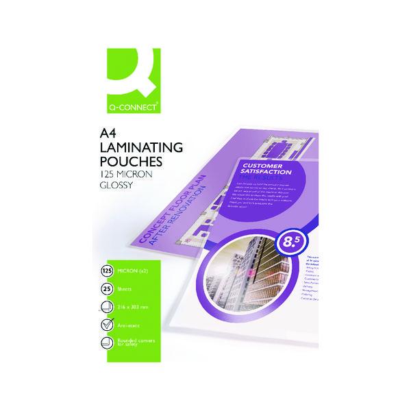 Pack of 25 Laminating Pouch A4 125micron