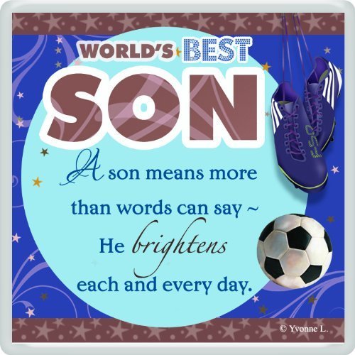 World's Best Son... Sentimental Fridge Magnet - Christmas, Birthday Gift