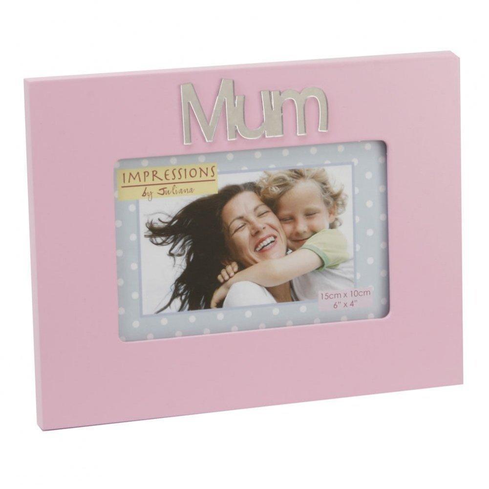 Juliana Impressions Mum Pink Photo Frame 4 x 6"