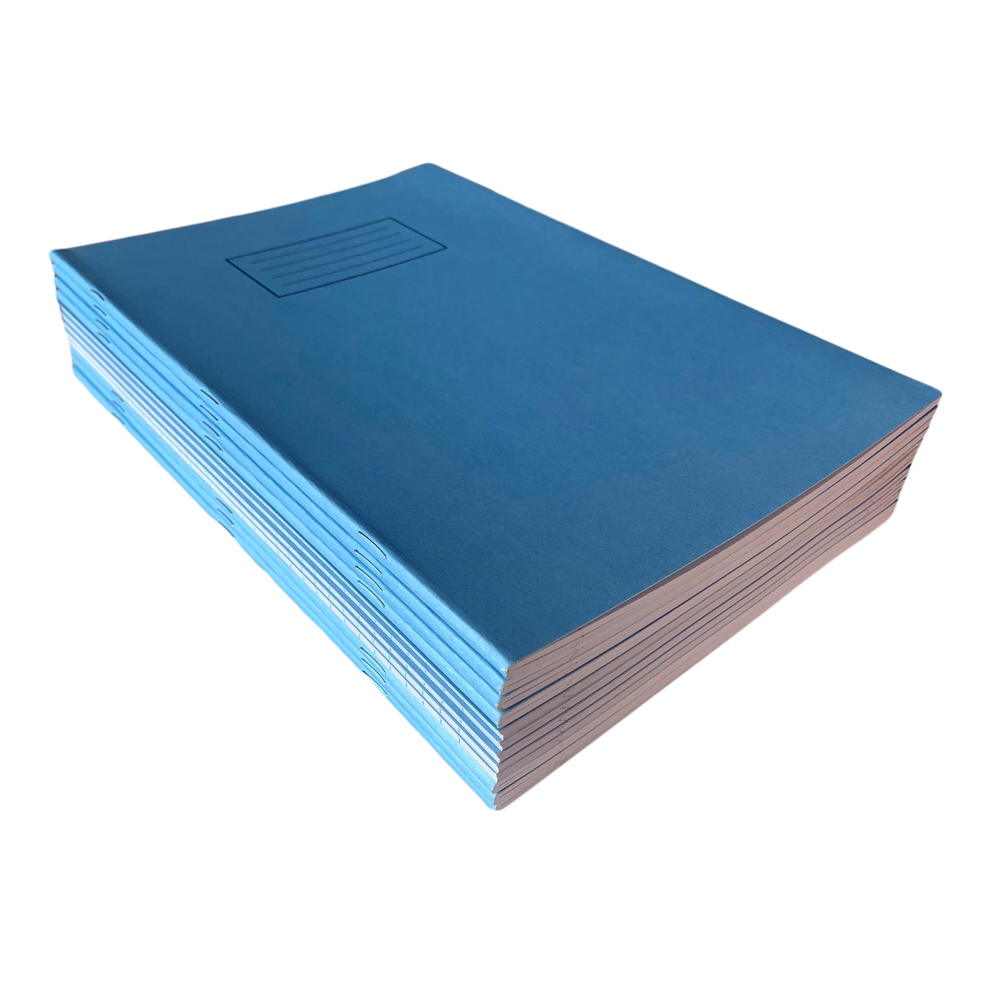 Pack of 50 Janrax A4 Blue 80 Pages Feint and Ruled Exercise Books