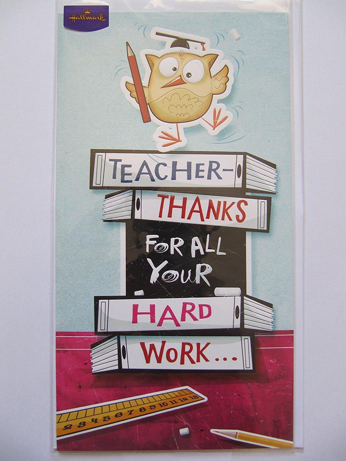 Thank You Teacher Card