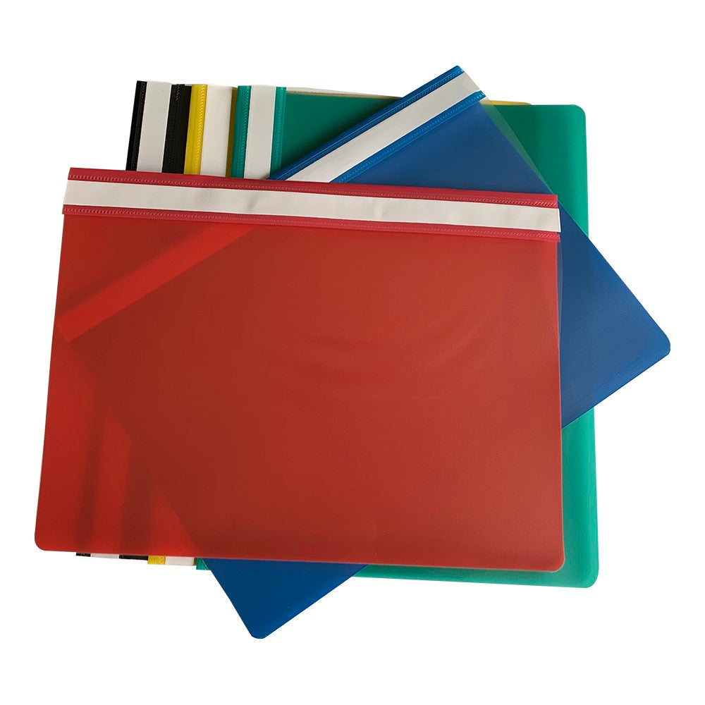 Pack of 12 Green A4 Project Folders by Janrax