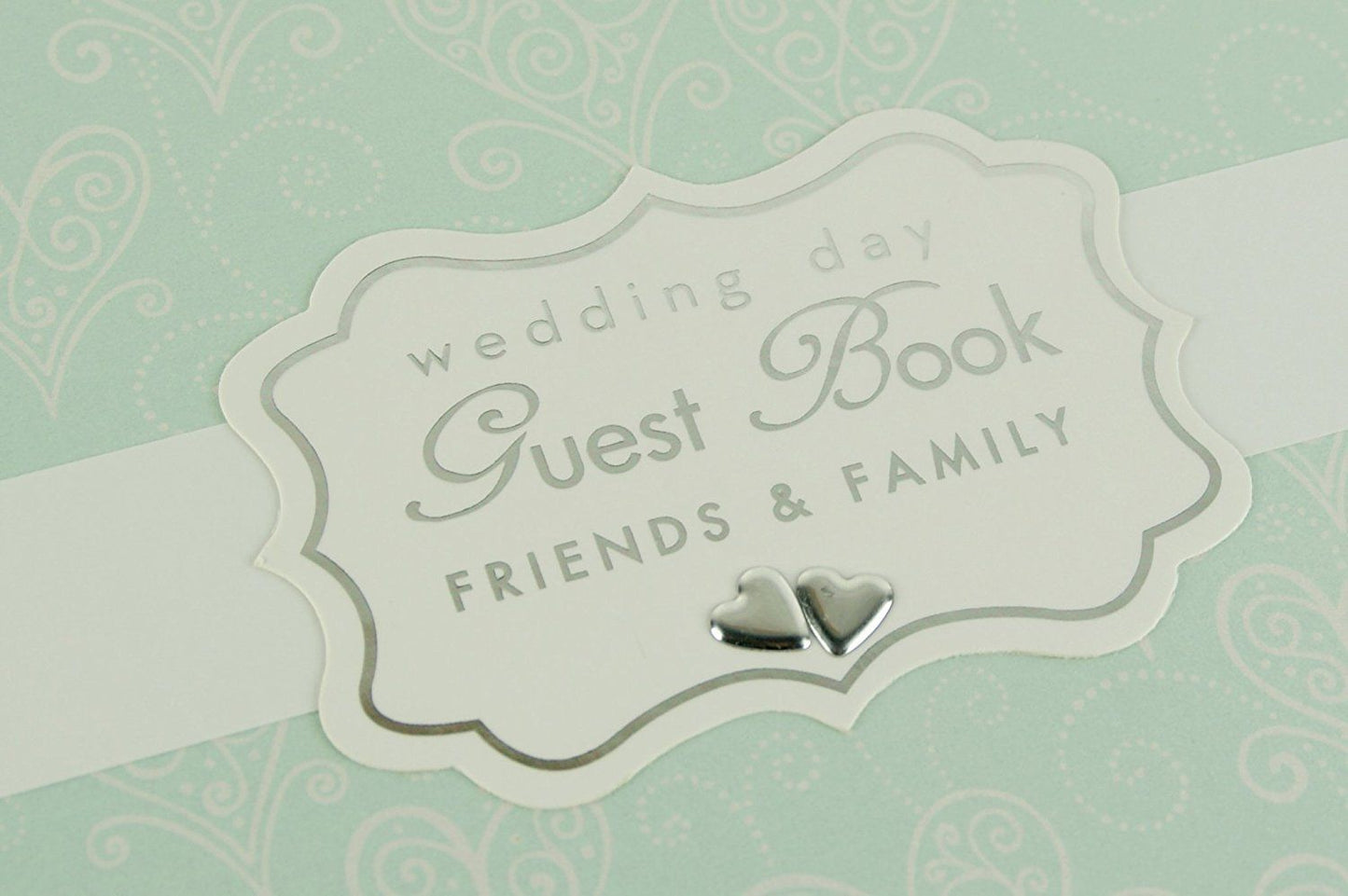 Love & Cherish Pearlised Paperwrap Guest Book