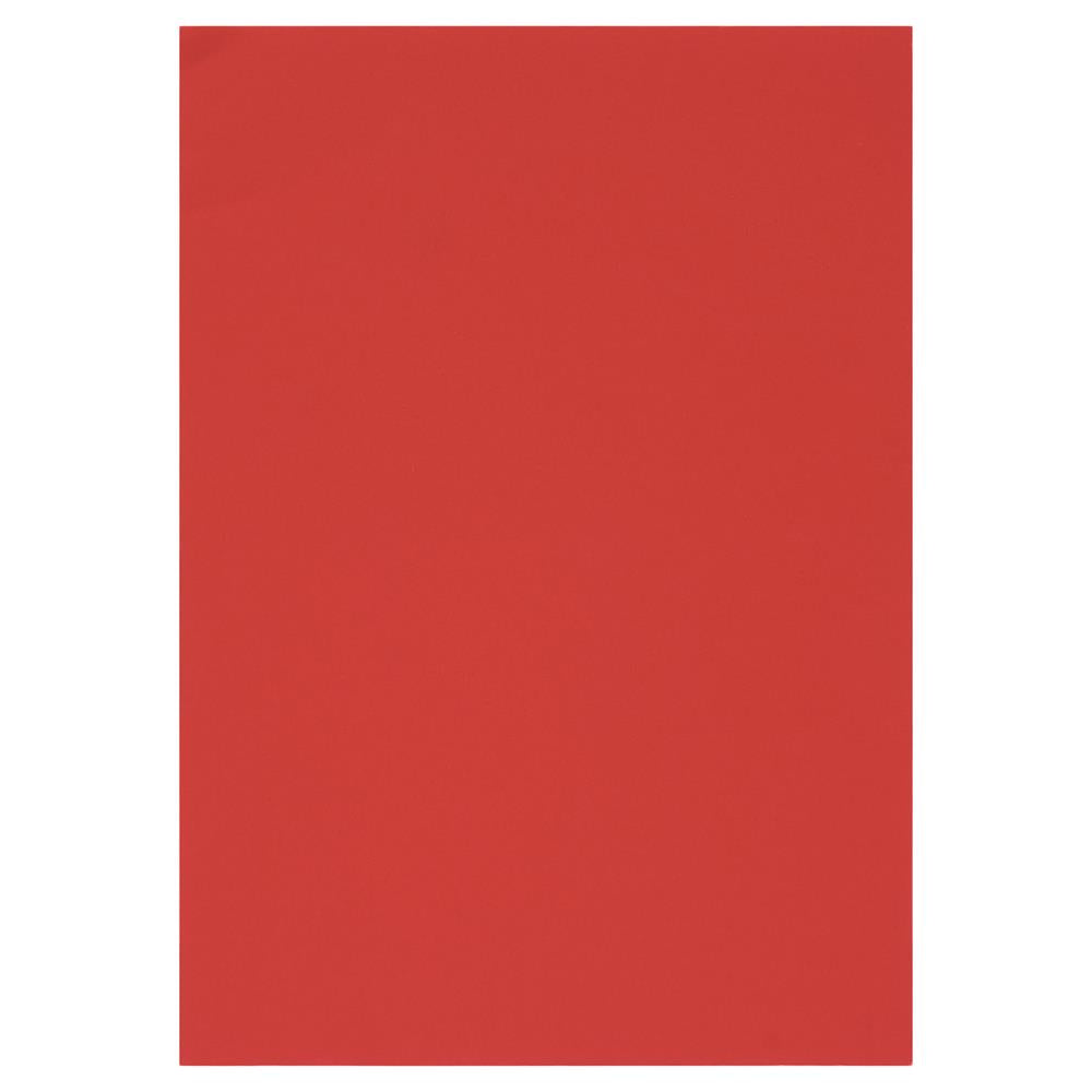 Pack of 50 Sheets A4 Red 160gsm Card by Premier Activity