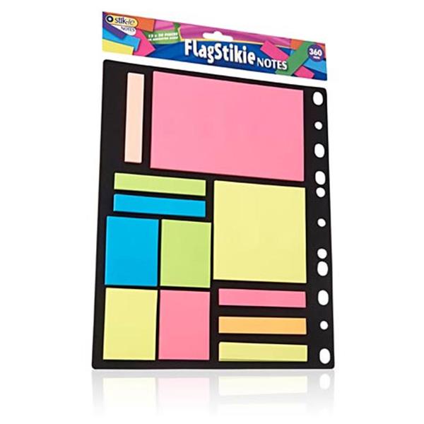 Pack of 360 Pieces Flag Sticky Notes by Stik-ie