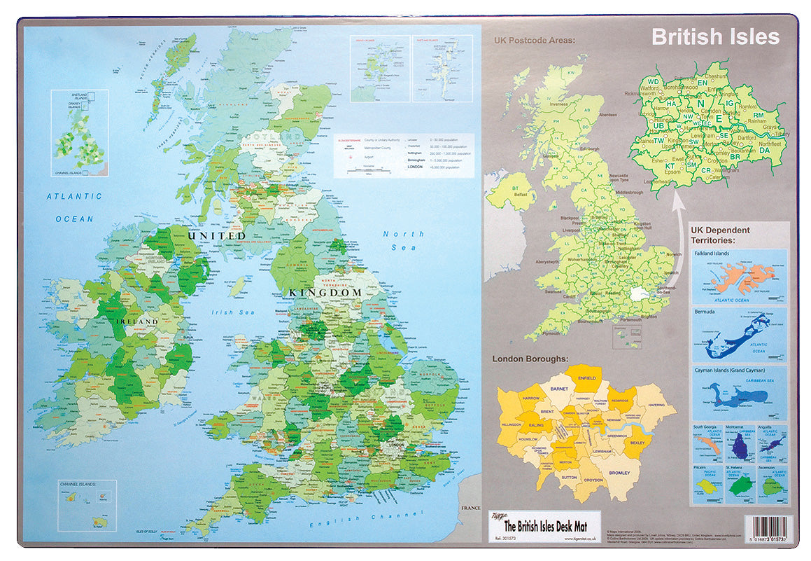 Tiger British Isles Desk Mat