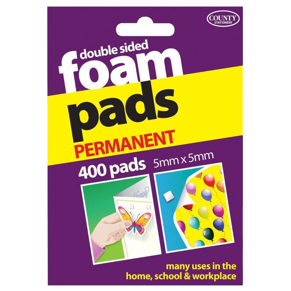 400 Double Sided Foam Pads 5x5mm