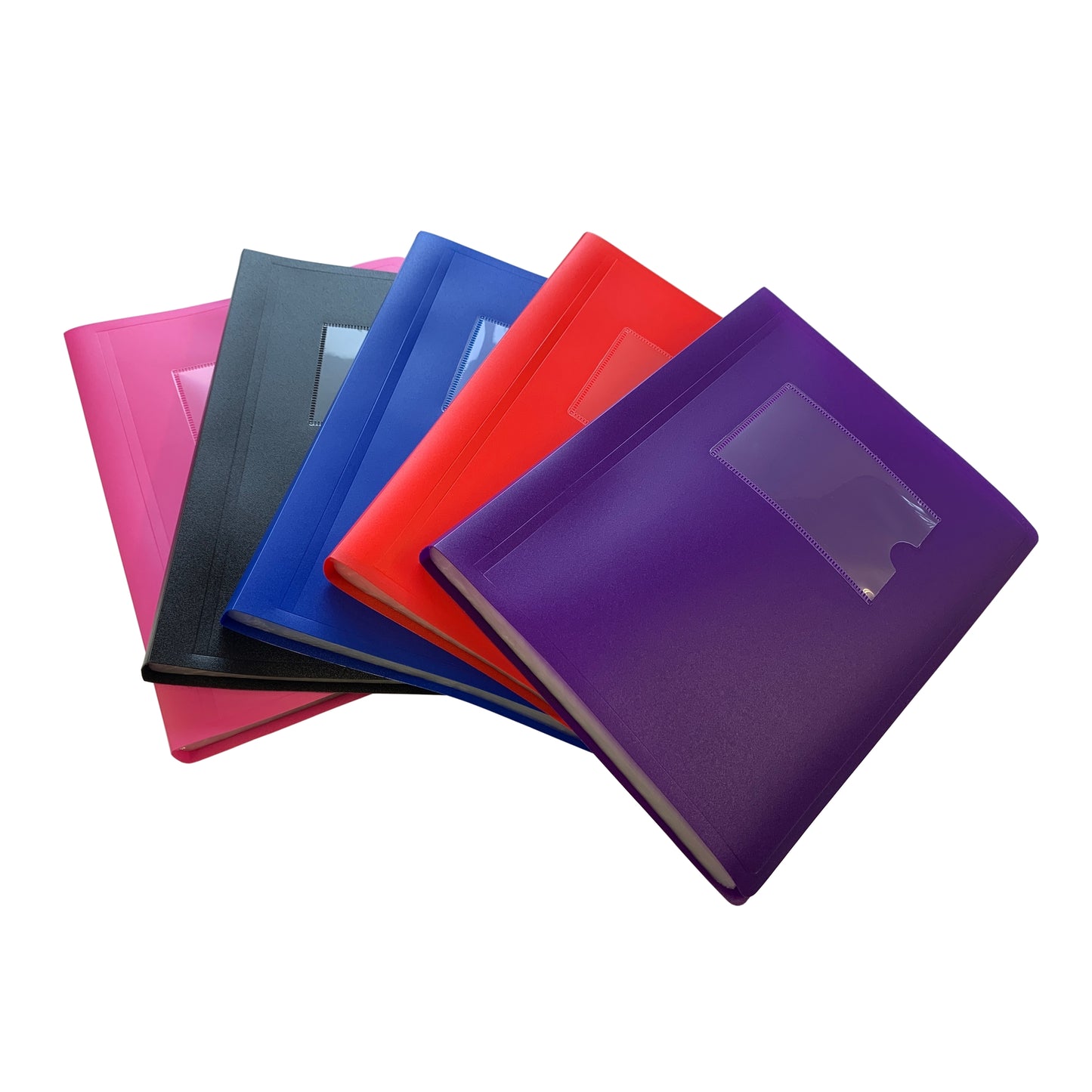 A5 Black Flexible Cover 100 Pocket Display Book