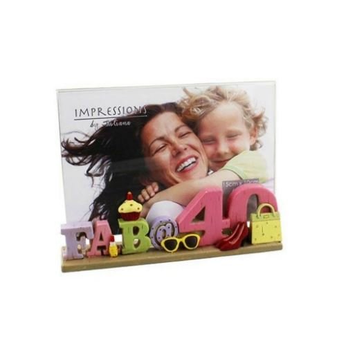 Impressions by Juliana Photo Frame - Fab @ 40 Birthday Gift