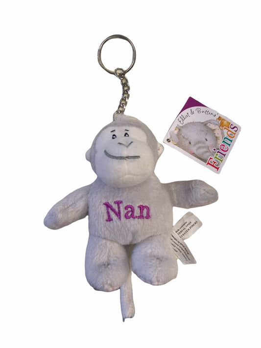 Elliot and Buttons Nan Morris Monkey Keyring