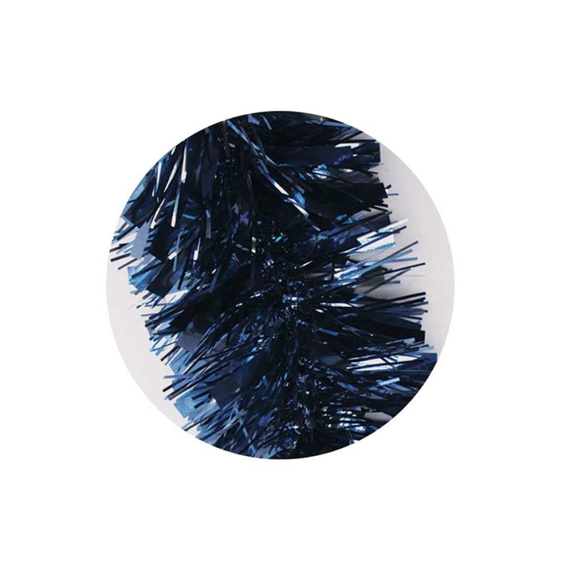 2m Navy Blue Christmas Chunky Tinsel