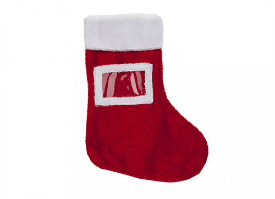 20" Plush Photo Christmas Stocking