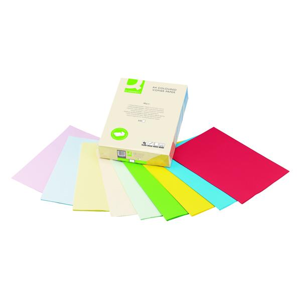 Q-Connect Coloured A4 Copier Paper 80gsm Cream Ream (Pack of 500)