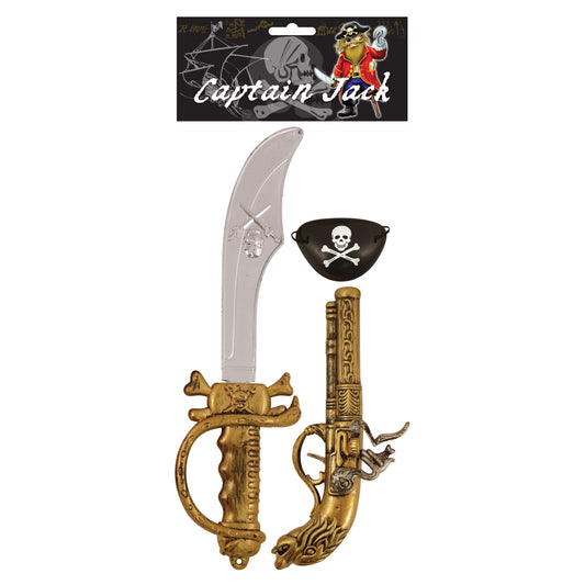 Pirate Set 3 Piece with 38cm Sword