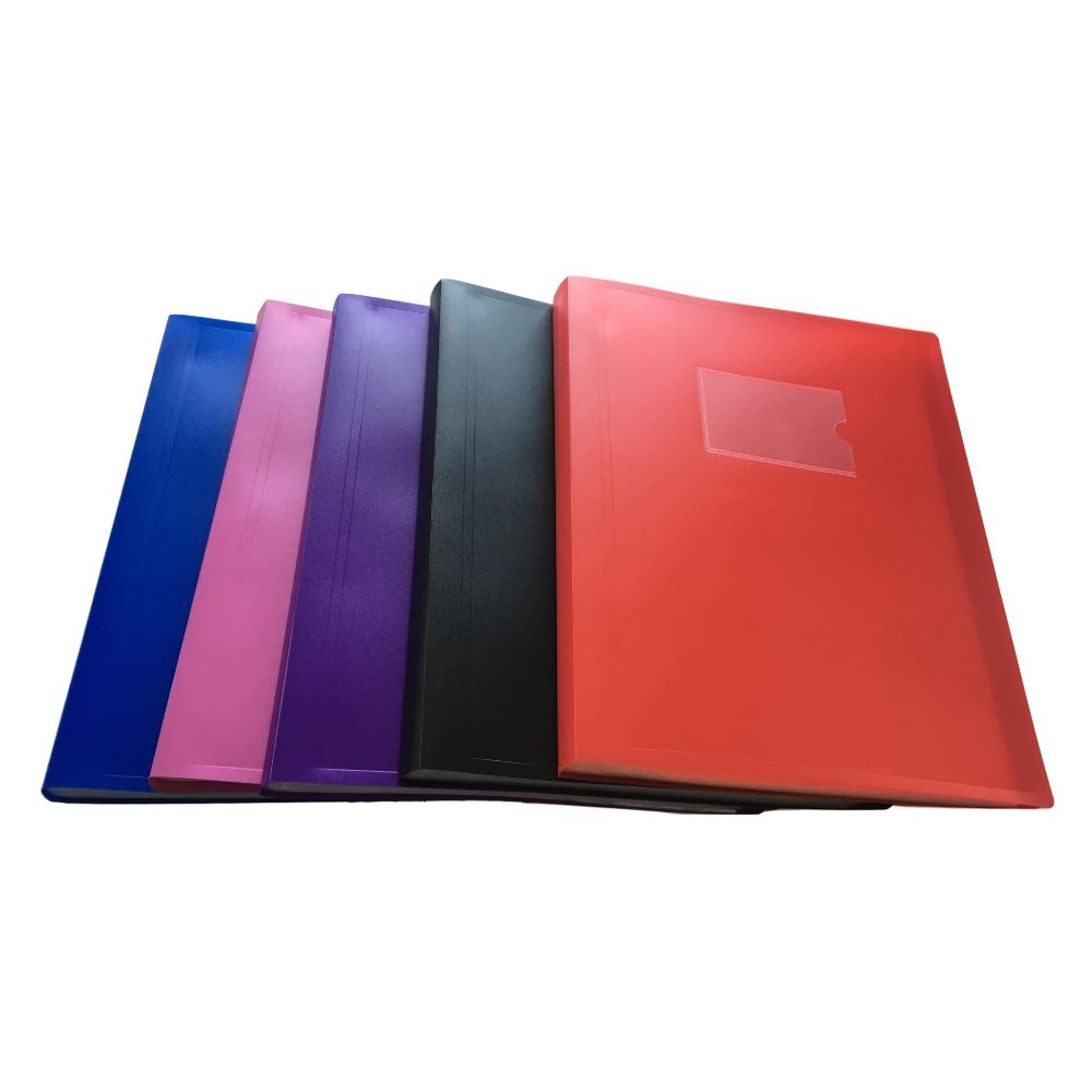 A4 Red Flexible Cover 40 Pocket Display Book