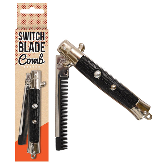 Switchblade Folding Pocket Comb 13cm