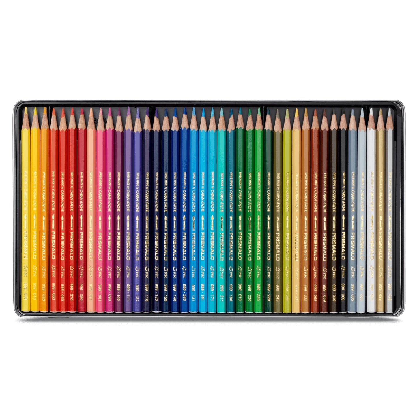 Caran D'ache Prismalo Aquarelle Colour Pencil - Assorted (Pack of 40)