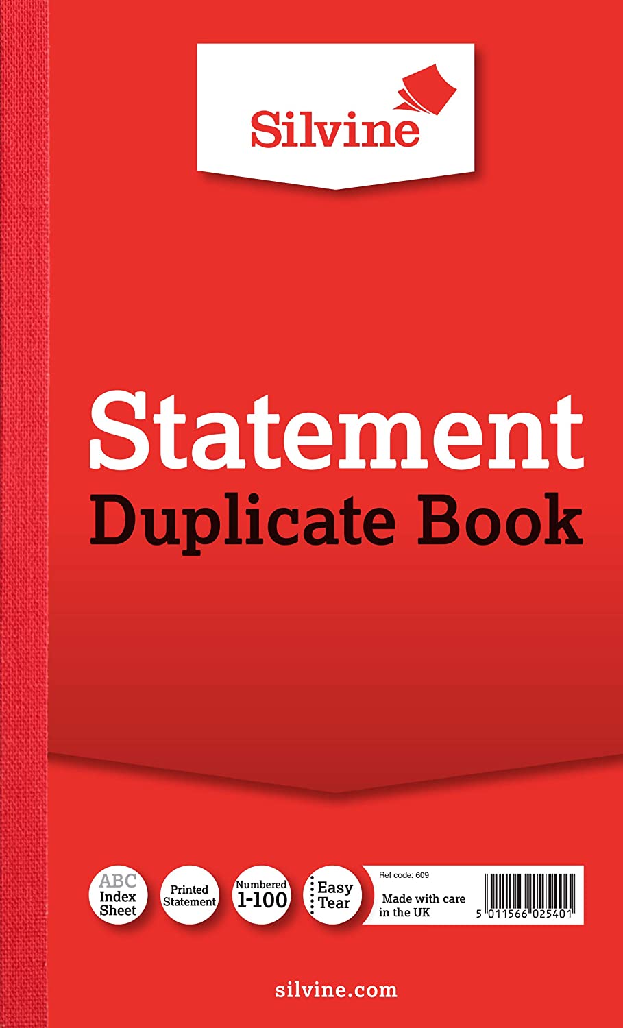 Duplicate Statement Book 8.25"x5" (210 x 127mm)